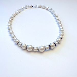 Handmade Faux Pearl Necklace
